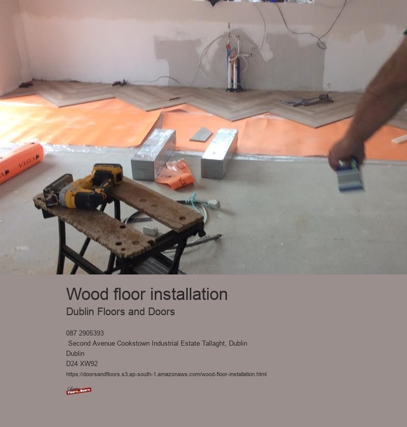 What is underneath parquet floor?